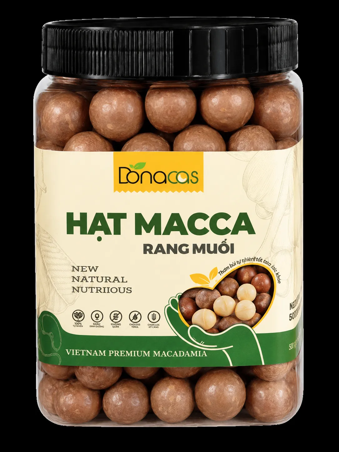 Hạt Maccar Tách vỏ 500gr -3