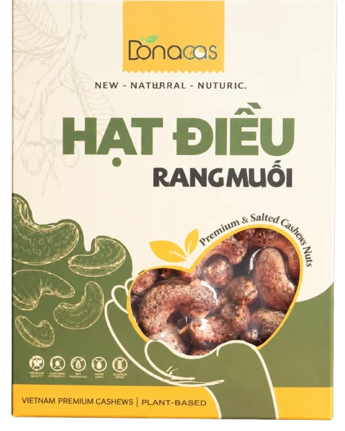 Hạt Điều Rang Muối Donacas – Hộp Premium 5