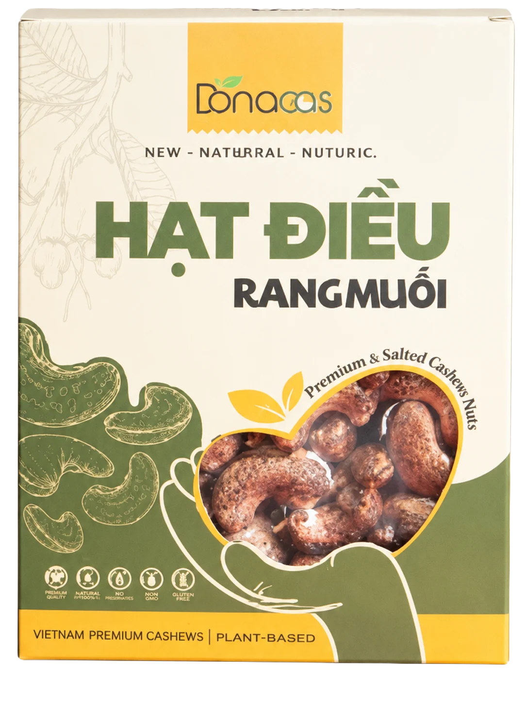 Hạt Điều Rang Muối Donacas – Hộp Premium 5